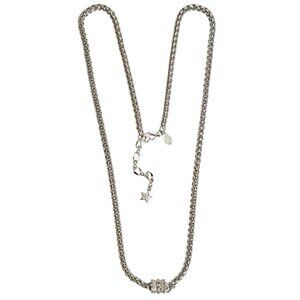 Kirks Folly Classic Magic Weave 30" Chain Magnetic Necklace Silver